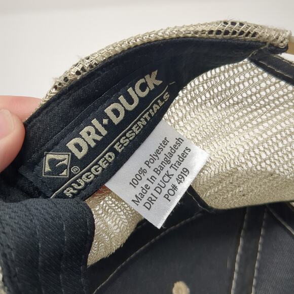 Hooked Hunting Snapback Trucker Hat Multicolor OS Mesh Back Camouflage Dri-Duck - Picture 9 of 9